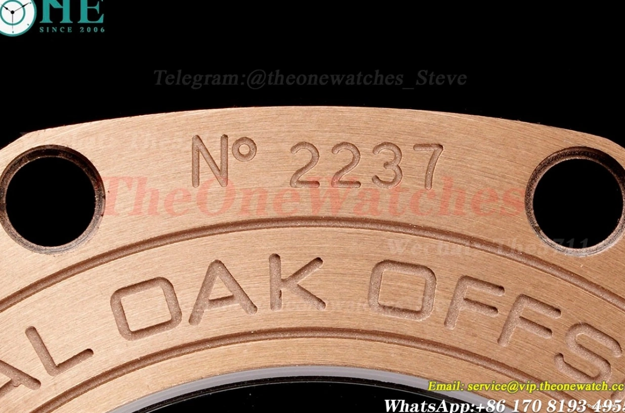 White JJF Royal Offshore 26408 White 44mm RU Oak RG A3126 0316